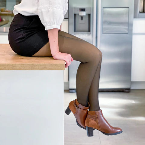 La Magie d’un Collant d’Hiver : Ultra Chaud, Effet Peau Naturel & Douceur Polaire – Pour un Hiver Sans Compromis